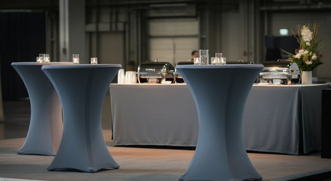 Eventstand mit personalisierten Hussen