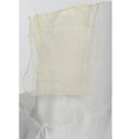 Nœud de chaise en organza ivoire