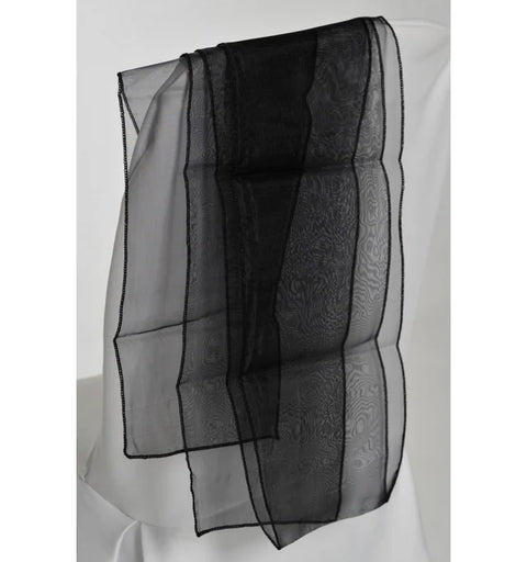Nœud de chaise en organza noir