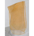 Nœud de chaise en organza orange tangerine