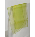 Nœud de chaise en organza vert anis