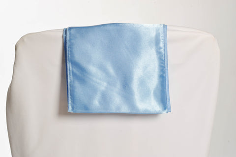 Nœud de chaise en satin bleu ciel