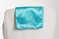 Nœud de chaise en satin bleu turquoise