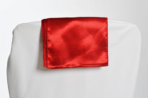 Nœud de chaise en satin bordeaux