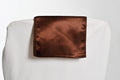 Nœud de chaise en satin chocolat