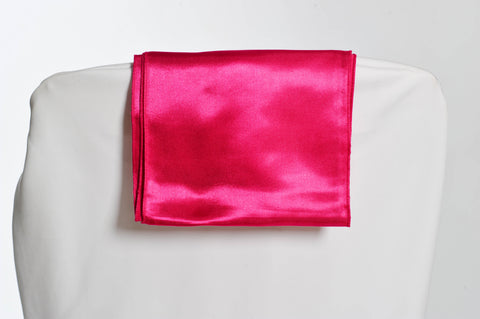 Nœud de chaise en satin fuchsia