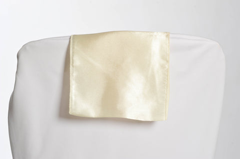 Nœud de chaise en satin ivoire