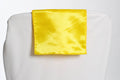 Nœud de chaise en satin jaune vif