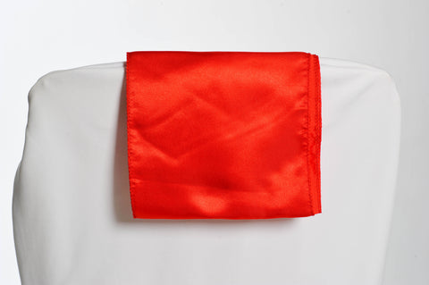 Nœud de chaise en satin rouge vif