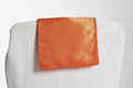 Nœud de chaise en satin orange tangerine