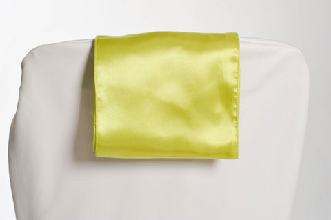 Nœud de chaise en satin vert anis