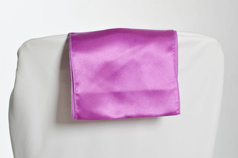 Nœud de chaise en satin violet