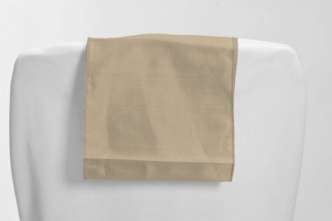 Nœud de chaise en Taffetas beige