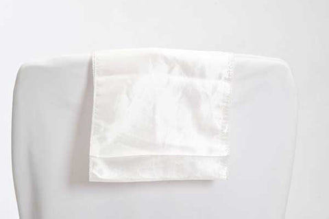 Nœud de chaise en Taffetas blanc