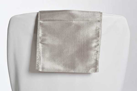 Nœud de chaise en Taffetas gris clair