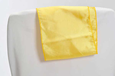 Nœud de chaise en Taffetas jaune vif