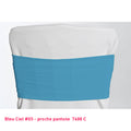 Bandeau de chaise en lycra bleu ciel