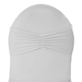 Bandeau de chaise plissé en lycra