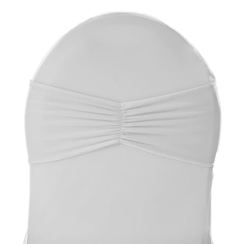 Bandeau de chaise plissé en lycra