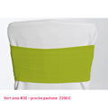 Bandeau de chaise en lycra vert anis