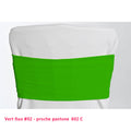 Bandeau de chaise en lycra vert fluo