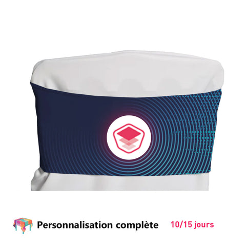 Bandeau de chaise personnalisable