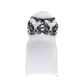 Bandeau de chaise façon corset baroque