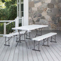 Table Valise Lifetime avec bancs