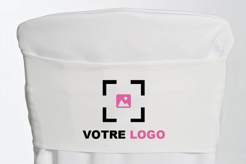 Bandeau de chaise logoté
