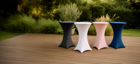 Premium 210 gsm cocktail table covers