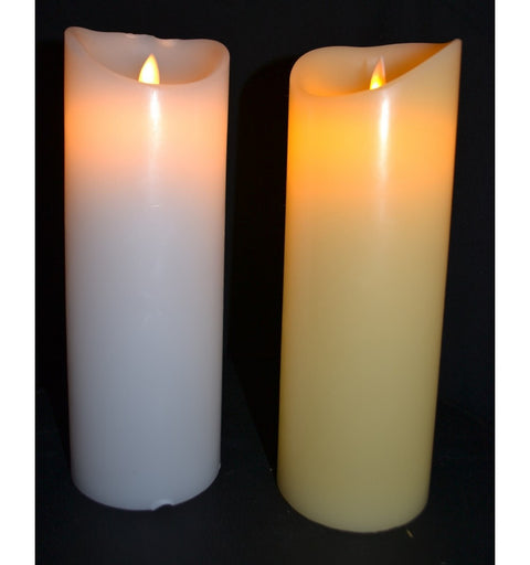 Bougies LED Ivoire / Blanche flamme vacillante