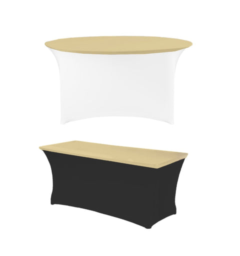 Housse de plateau de table ivoire