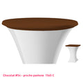 Housse de plateau mange-debout chocolat