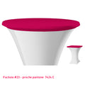 Housse de plateau mange-debout fuchsia