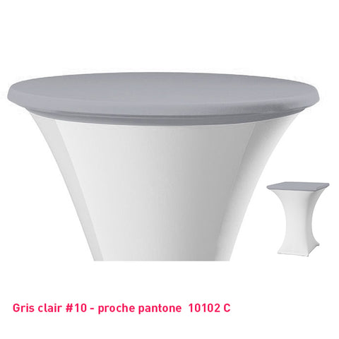 Top lycra de mange-debout gris clair