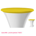 Housse de plateau mange-debout jaune vif