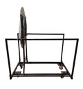 Chariot de Transport pour Tables Mange-Debout 80cm - vue de côté