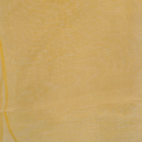 Chemin de Table en Organza jaune or