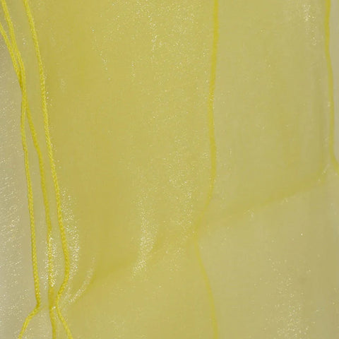Chemin de Table en Organza jaune vif