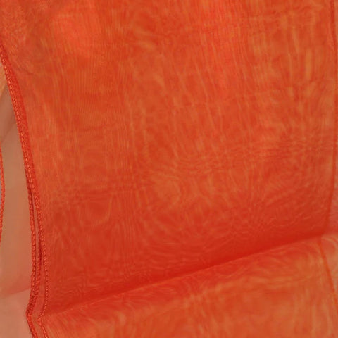 Chemin de Table en Organza orange