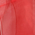 Chemin de Table en Organza rouge vif