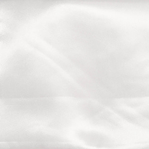 Surnappe/Chemin de table en satin blanc