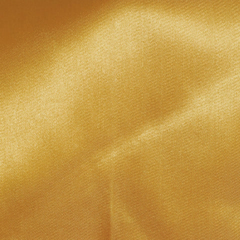 Surnappe/Chemin de table en satin jaune or