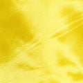 Surnappe/Chemin de table en satin jaune vif