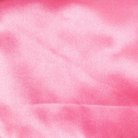 Surnappe/Chemin de table en satin rose bonbon