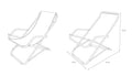 Dimensions du transat