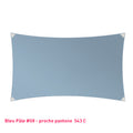 Rectangle voile en lycra événementiel bleu pastel