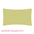 Rectangle voile en lycra événementiel jaune pastel