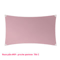 Rectangle voile en lycra événementiel rose pastel