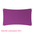 Rectangle voile en lycra événementiel violine